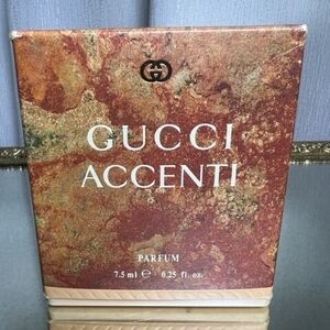 Gucci Accenti Parfum - Elegant Brown and Gold